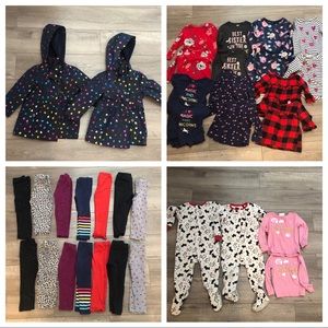 Twin Girl 2T Clothing Bundle